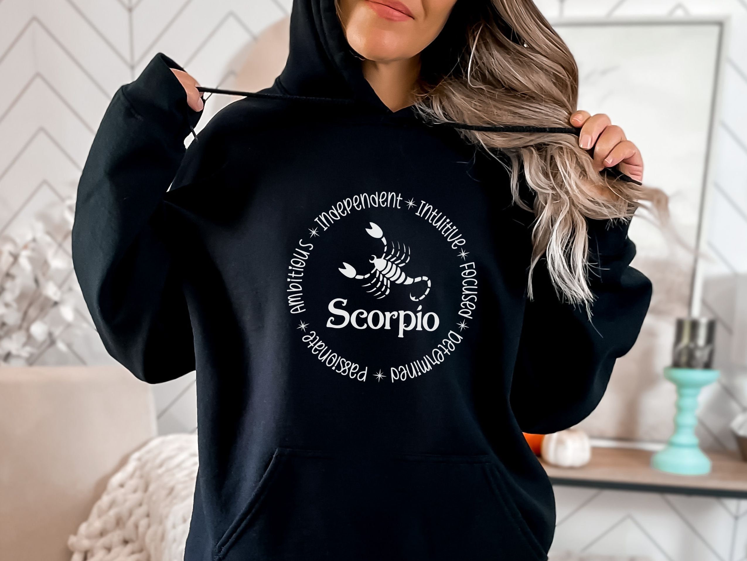 Zodiac Sign Hoodie: Astrology Gift, Horoscope Sweatshirt - Etsy