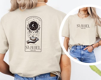 Suriel Tea Co Shirt, Acotar Shirt, A Court of Thorns and Roses Tee, SJM Merch, Suriel Tea Tshirt, Velaris, Rhysand, Reading Tee Reader Gifts