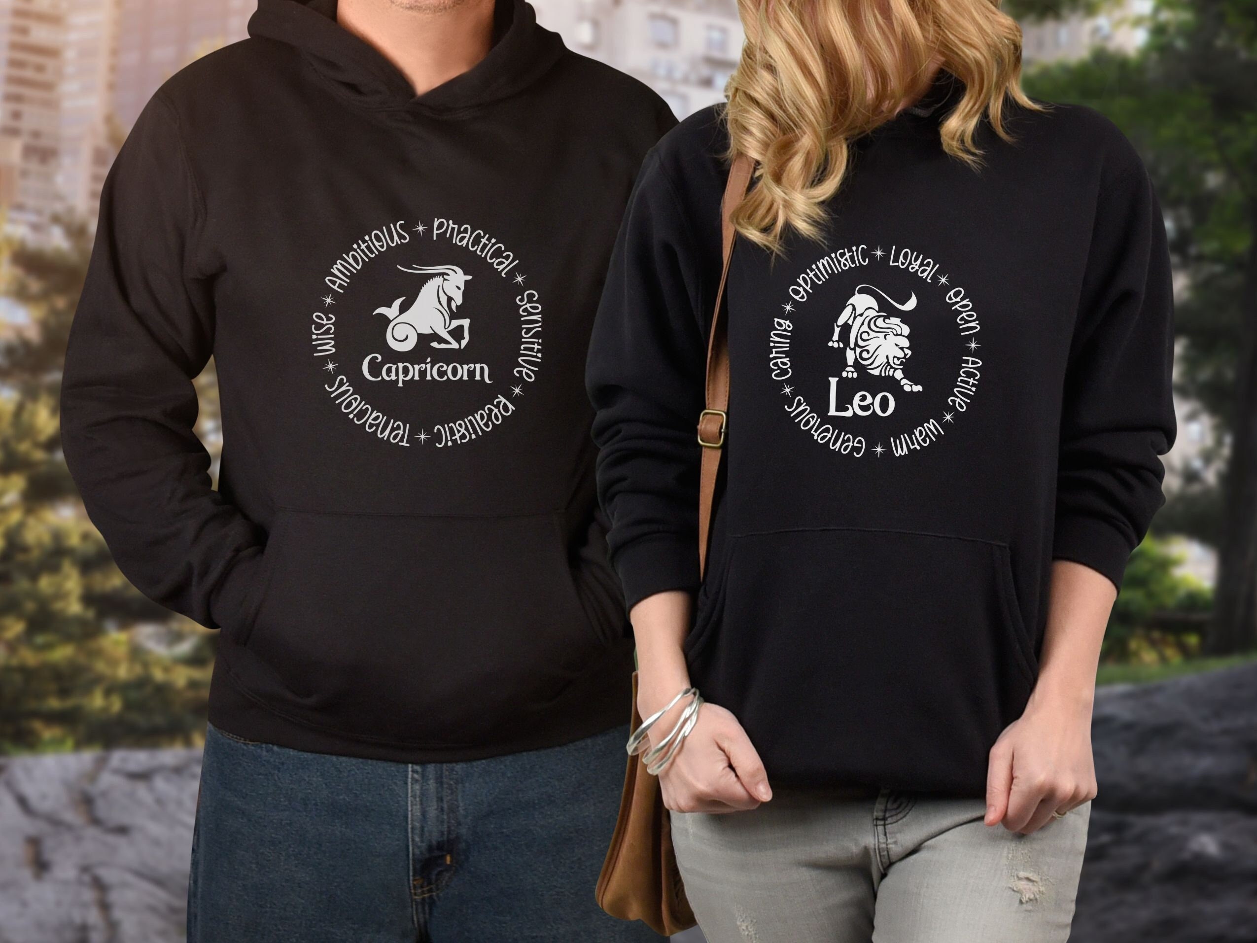 Zodiac Sign Hoodie: Astrology Gift, Horoscope Sweatshirt - Etsy