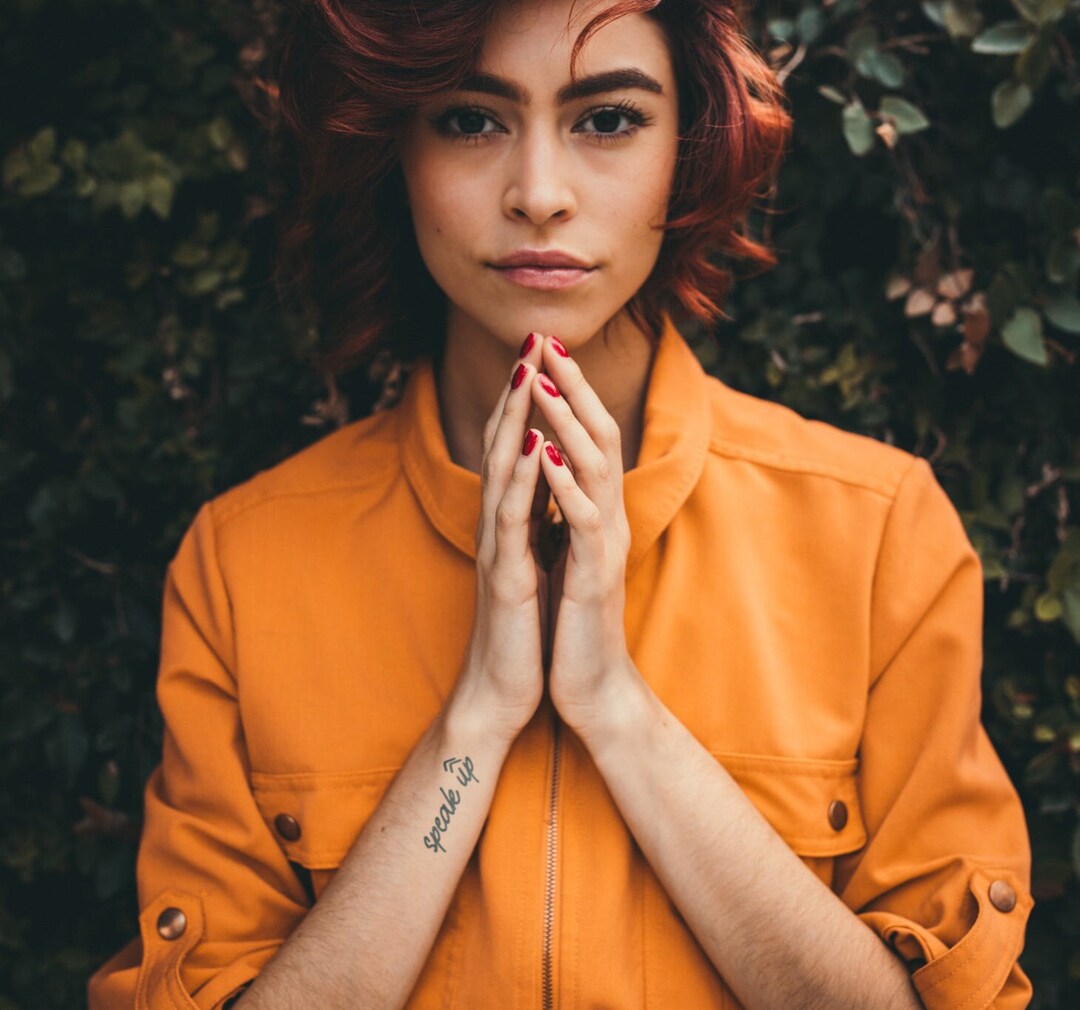 SPEAK UP Temporary Tattoo, Word Tattoo, Inkish, Temp Tattoo, Quote