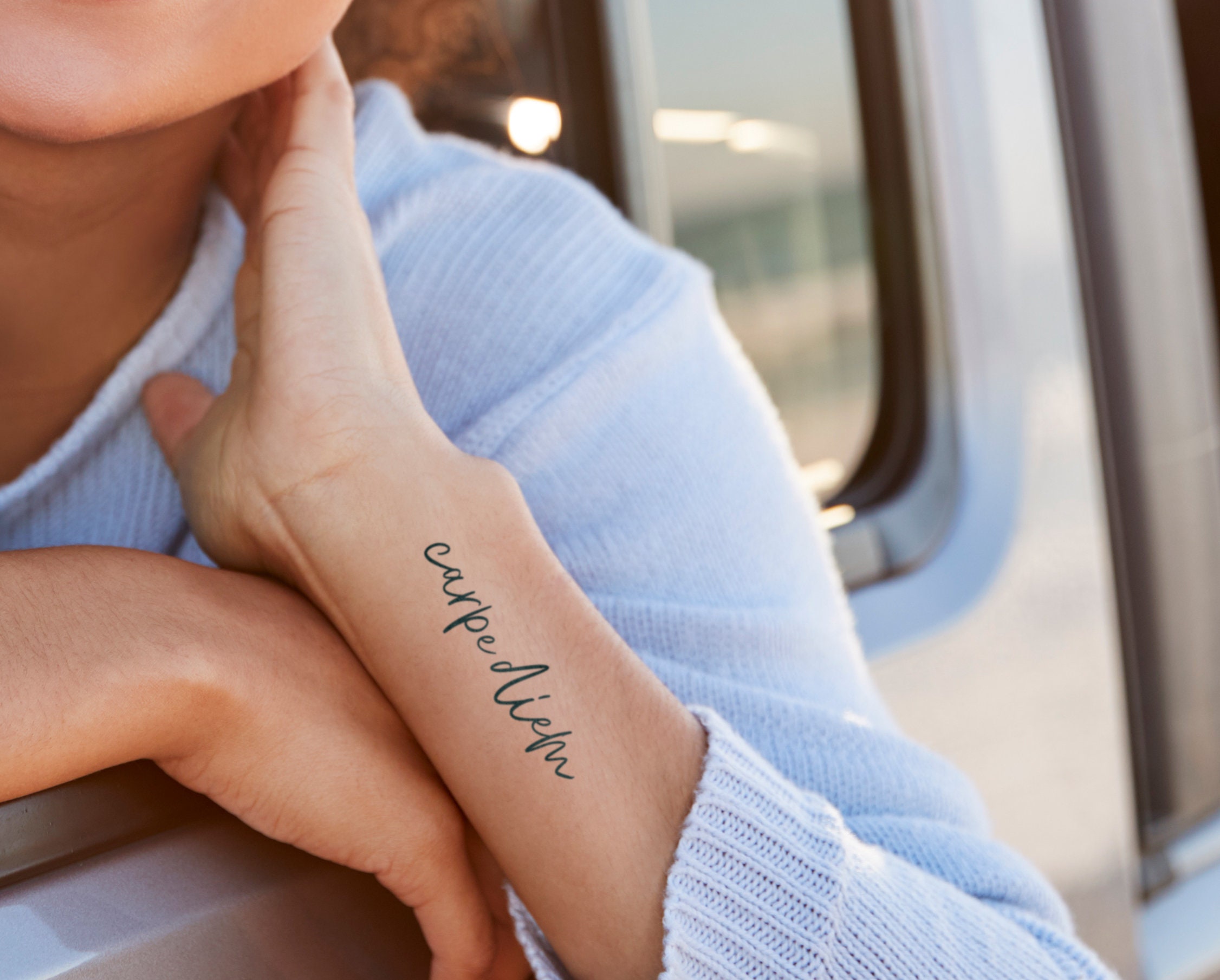 Carpe Diem Tattoo - Etsy