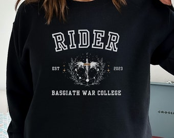 Iron Flame Sweatshirt: Basgiath War College Dragon Rider Apparel
