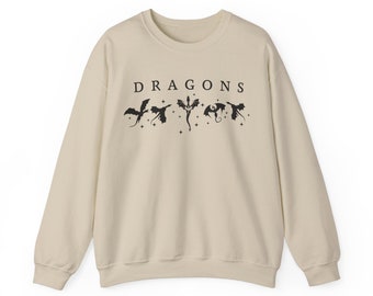Dragon Sweatshirt: Fantasy Book Lover Gift