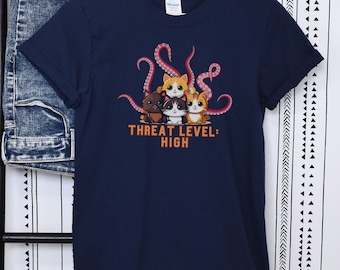 Flerken Threat shirt, Kitten Cat shirt, Superhero Shirt, cat gift, comic gift, comic cat, funny cat gift, flerkin, flerken gift, kitten gift