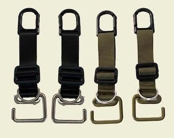 Resistance band hook straps for use with Squat Harness