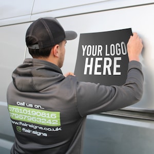 Custom Vehicle Magnets Van Car Signs