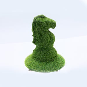 Knight Topiary Bush – Dollhouse Miniature Plant – Handmade in NYC, 1:12 Scale