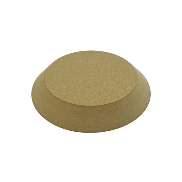 Pottery drape form - 8 inch round dish or plate mold with 45 degree sides - MDF clay tool for slab or hand building/handmade ceramics