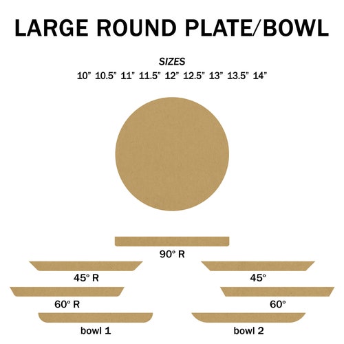 LARGE ROUND 1 Thick Pottery Drape Form 10 Etsy