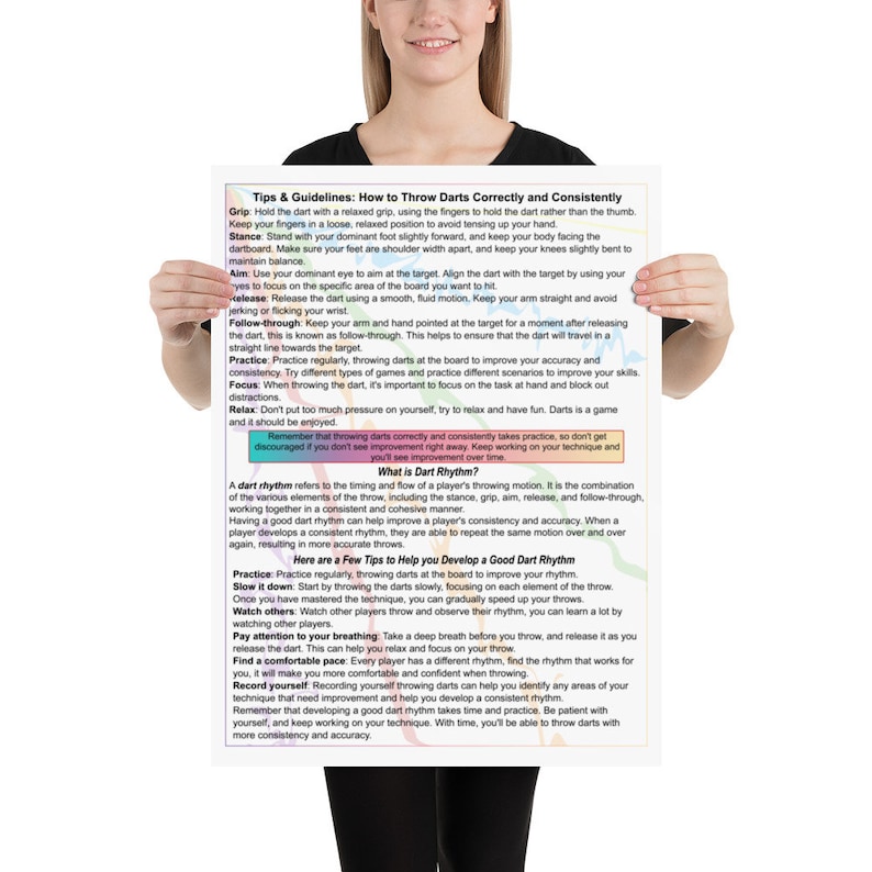 Tips & Guidelines How to Throw Darts Correctly and Consistently