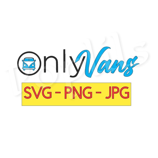 Only vans svg png jpg file