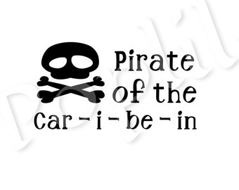 Pirate of the car - i - be - in svg png jpg file