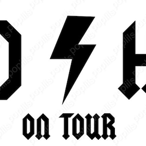 AD HD op tour SVG png jpg-bestand