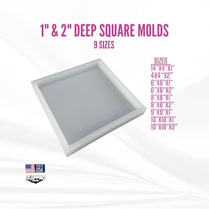 Deep Square Mold | ULTRA QUALITY | Deep Resin Mold, Floral Preservation Mold, Square Mold