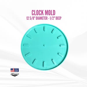 Clock Mold, Round Clock Mold, Circular Clock Mold, Large Clock Mold, Round Mold