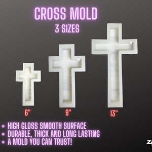 Cross Silicone Resin Molds, TSV Cross Cake Mold Charms Pendants DIY Molds,  Crystal Epoxy Resin Mould, Crossed Shape Keychain Resin Casting Molds for  Jewelry DIY Craft, Necklace Earrings Bracelet 