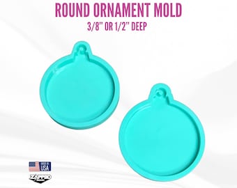 Round Ornament Mold, Ornament Mold, Circle Ornament Molds, Round Ornament Molds, Christmas Ornament Mold, Christmas Molds