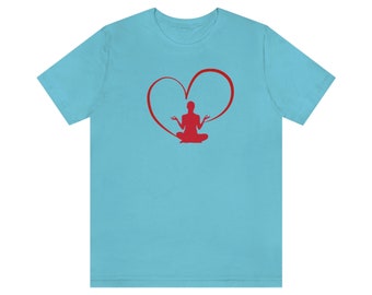 I Love Yoga - Ringspun Cotton Tee