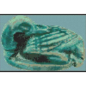 Egyptian Duck Cross Stitch Pattern, Instant Download, PDF Pattern