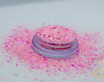 I Heart You - 2oz Loose Premium Polyester Glitter (Bag or Shaker) Exclusive Mixed Color