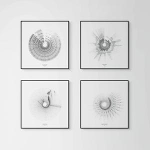 Custom Sound Wave Art Print – Personalized Song Visualization (Watercolour Paper)