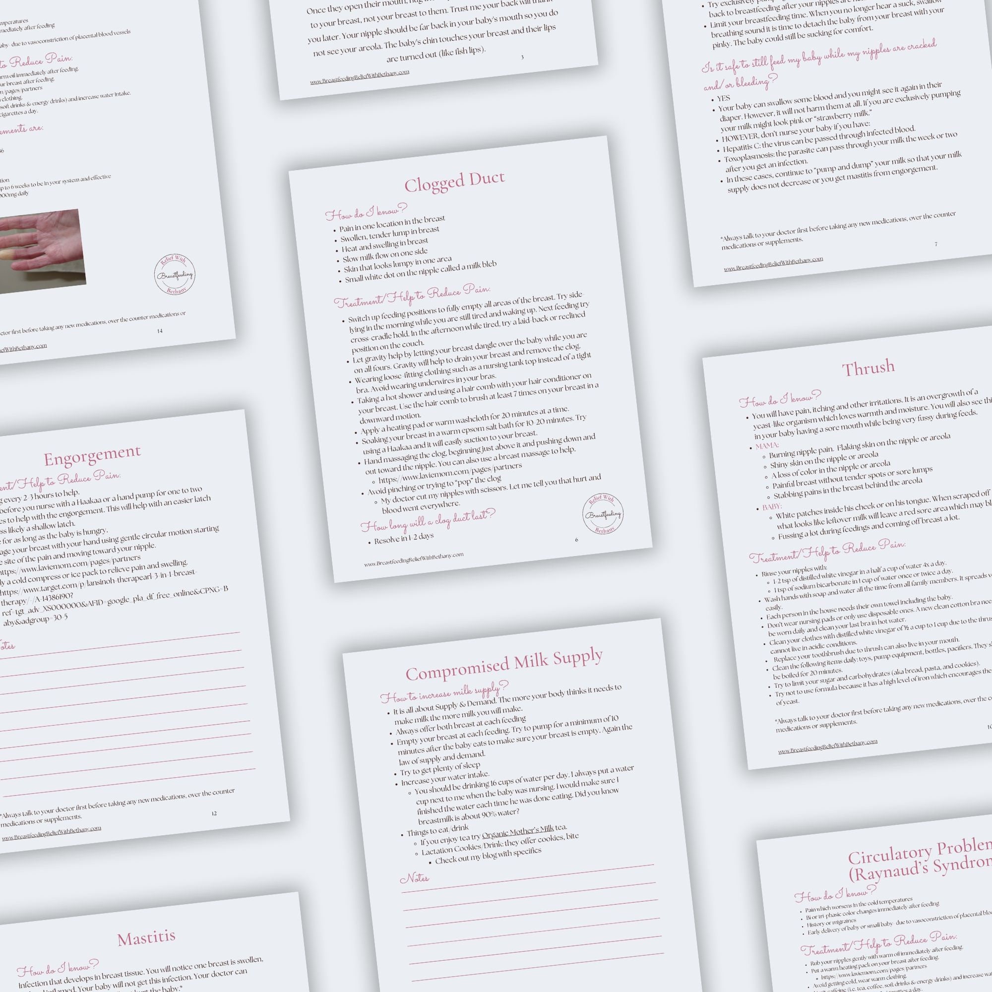 Breastfeeding Ebook Printable Handout Breastfeeding Ready to Upload PDF ...