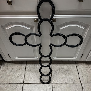 10 Horseshoe Cross (Raw or Painted)