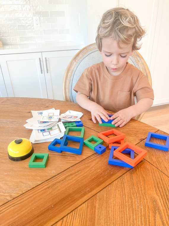 Montessori Holzspielzeug Denkkasten Würfel Matching & Kreativitätsspiel für  Kinder und Kleinkinder - .de