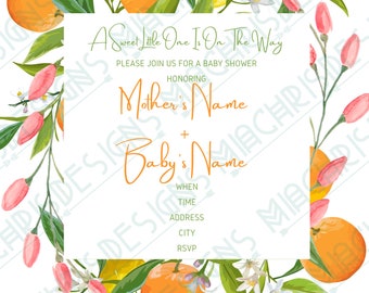 Sweet Little One Baby Shower Invitation-Baby Shower-Invitation