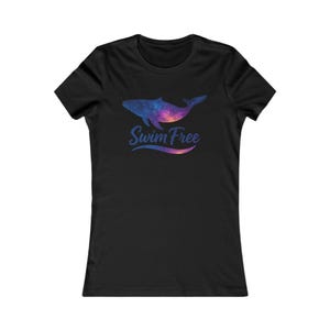 Galaxy Whale T-Shirt: Cosmic Nebula Graphic Tee, Ocean Lover Gift