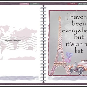 Digital + Printable Travel Planner