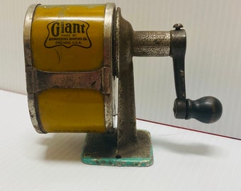 Vintage MCM Giant pencil sharpener used in schools