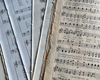 Vintage Music Pages Bundle