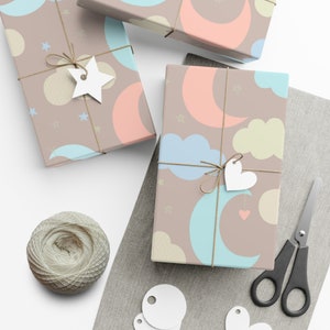 Wrapping Paper Gender Neutral Baby Shower 