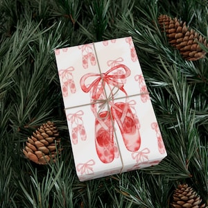 Nussknacker Geschenkpapier, Nussknacker Design, Nussknacker Weihnachten, Weihnachtsgeschenkpapier, einzigartiges Weihnachtspapier, Balletttuch, Zehenschuhe