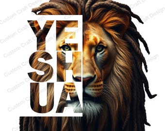 Löwe von Jejuda: Yeshua Rasterlocks Christliche Kunst (Digitaler Download