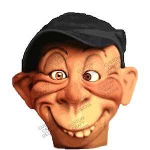 Bubba J geïnspireerd op Jeff Dunham Custom Bust Digital File
