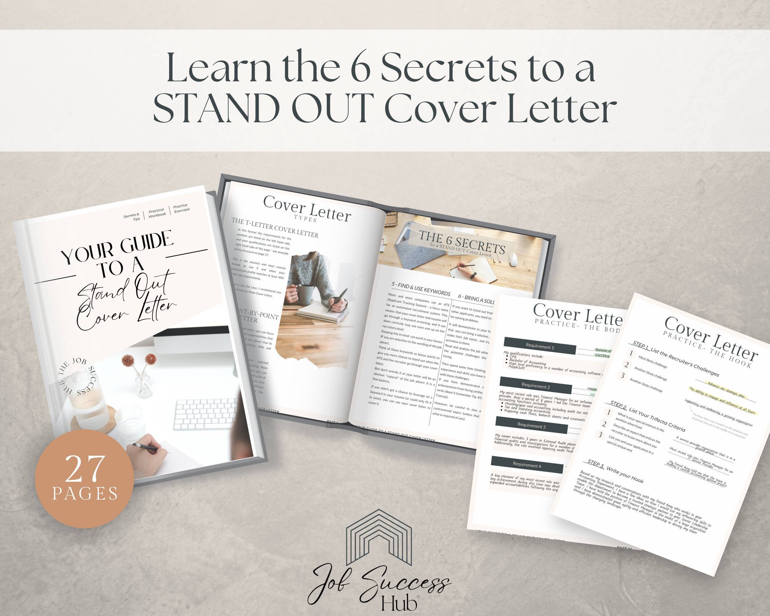 Complete Cover Letter Bundle | Templates, Workbook & Checklist ...