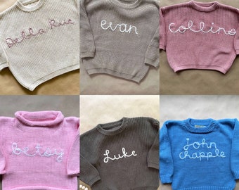 Custom Hand Embroidered Baby/Kids Sweater