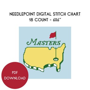 Logotipo do Masters Tournament - Gráfico de pontos digital