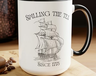 History Teacher Coffee Mug | Spilling The Tea Since 1773 | Funny History Teacher | Patriotic Teacher | History Lover | Historian Gift