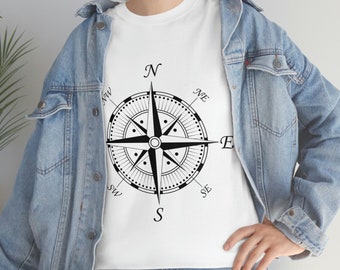 Unisex Heavy Cotton Tee  Large Compass