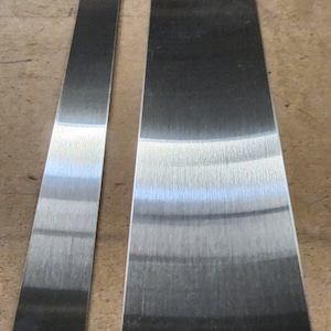 PTM 304 4 Brushed Stainless Steel Sheet Metal Finish Trim 24Ga, Filler Trim, Stove, kitchen exhaust image 1