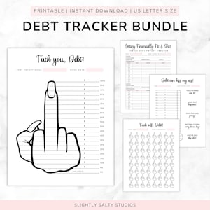Schuldentilgungs-Tracker zum Ausdrucken, Farbe im Thermometer-Malvorlagen-Bundle, Studentendarlehens-Payoff-Tracker