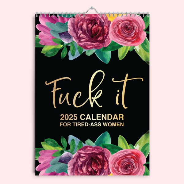 Large Calendar Funny Etsy