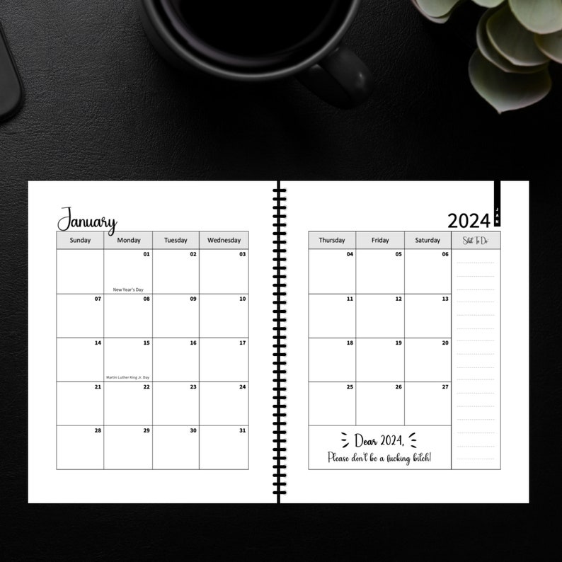 Fuck It: 2024 Planner For Tired-Ass Women image 2
