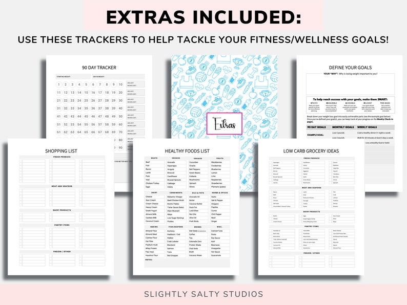 2024 Weight Loss Tracker Printable 2024 Fitness Planner Food Etsy UK