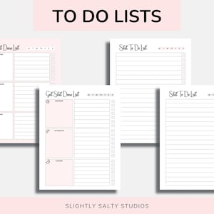 Funny to Do List, Daily Planner Printable One Page, Weekly Planner ...