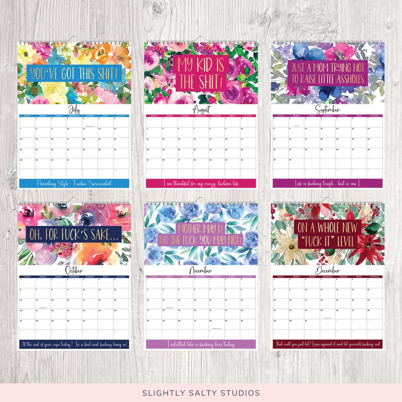 2024 Funny Mom Calendar 2024 Wall Calendar Funny Calendar Etsy