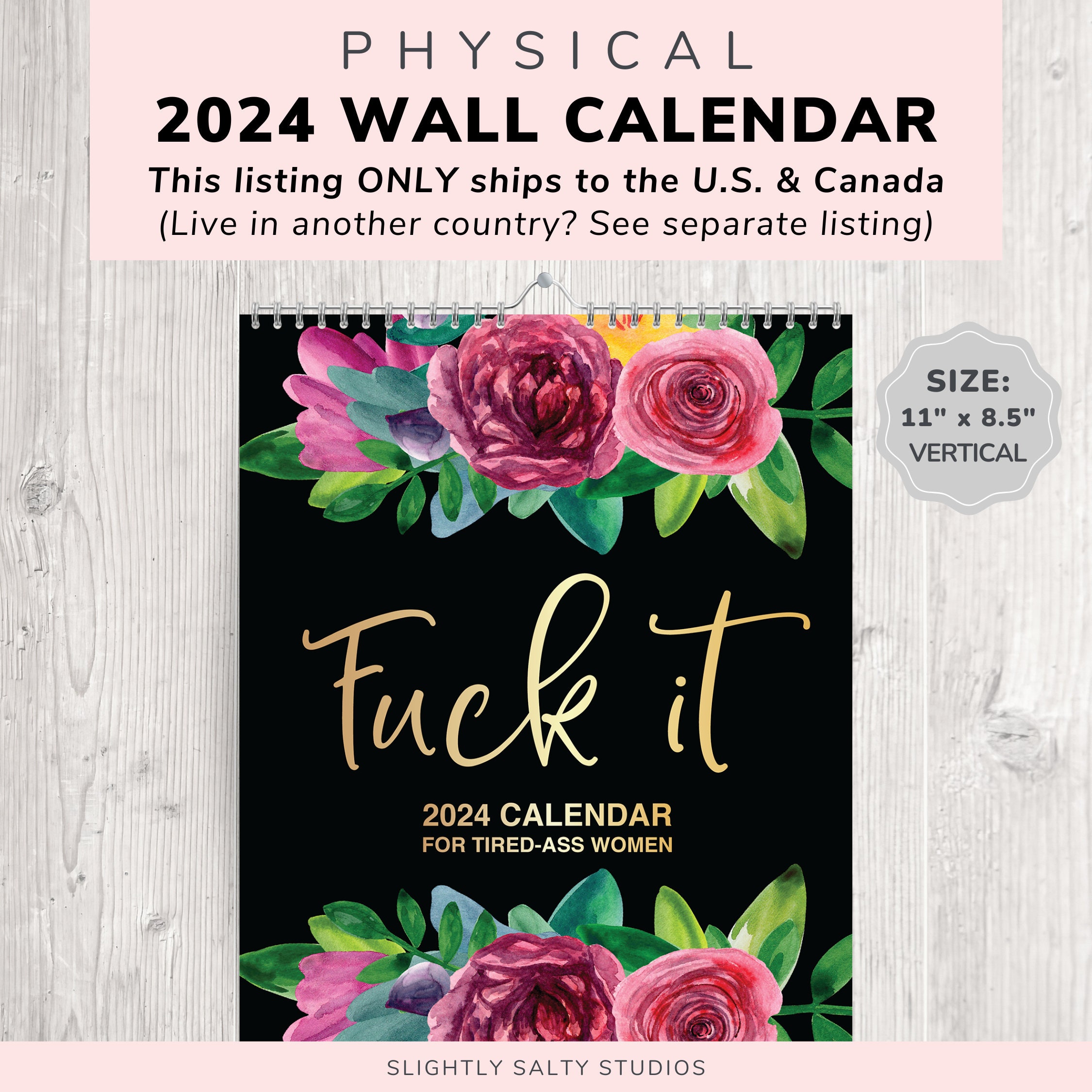 2024 Carpe F*cking Diem Planner: August 2023-December 2024 (Calendars &  Gifts to Swear By)